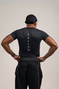 Casual Short Black Sleeve slim fit Sports top