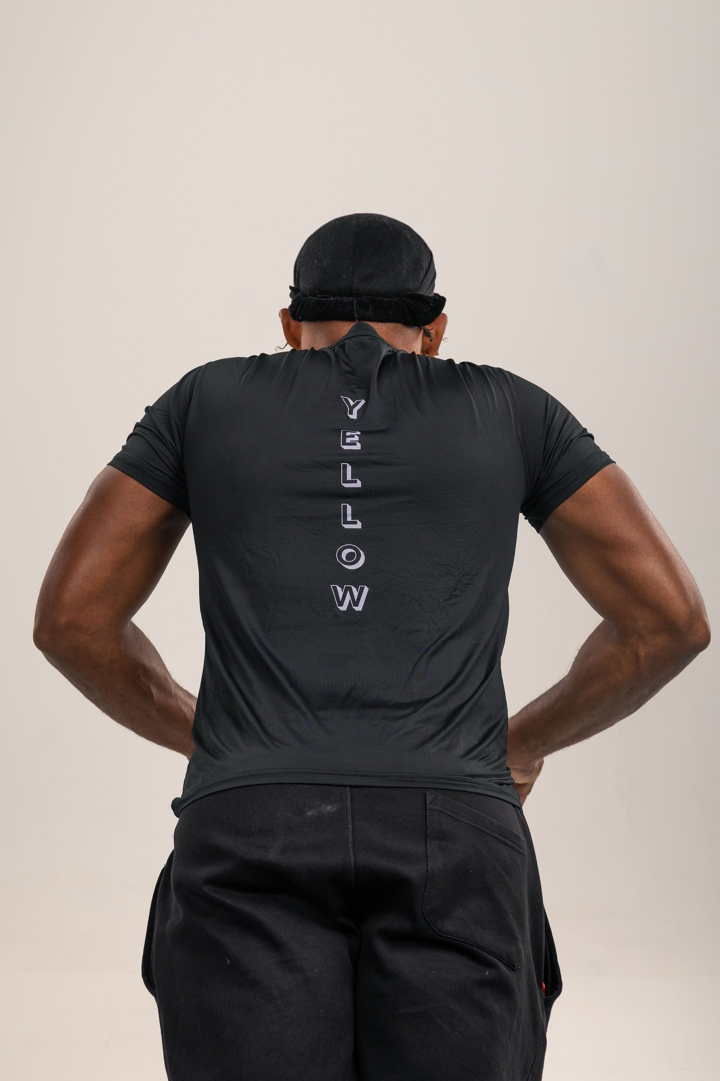 Casual Short Black Sleeve slim fit Sports top