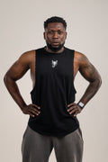 Black Round Neck Sleeveless Vest